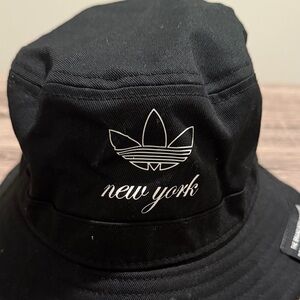 Adidas Black New York Bucket Hat